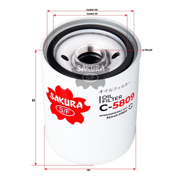 C-5809 Oil Filter Product Image