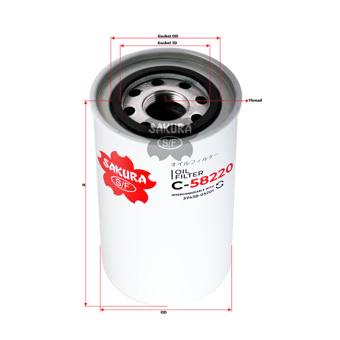C-58220 Oil Filter Product Image