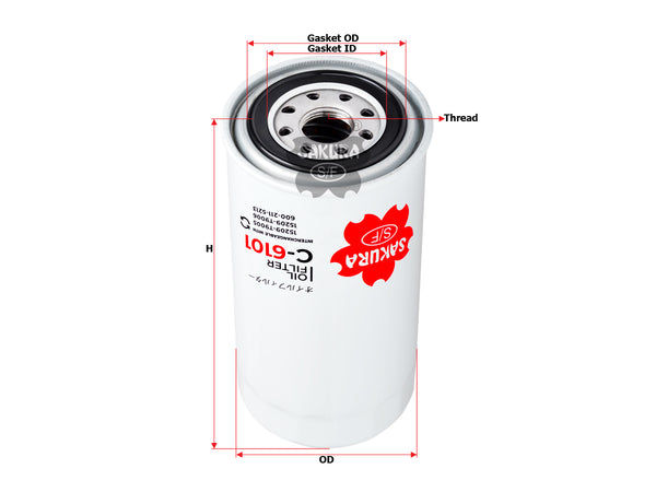 C-6101 Oil Filter Product Image