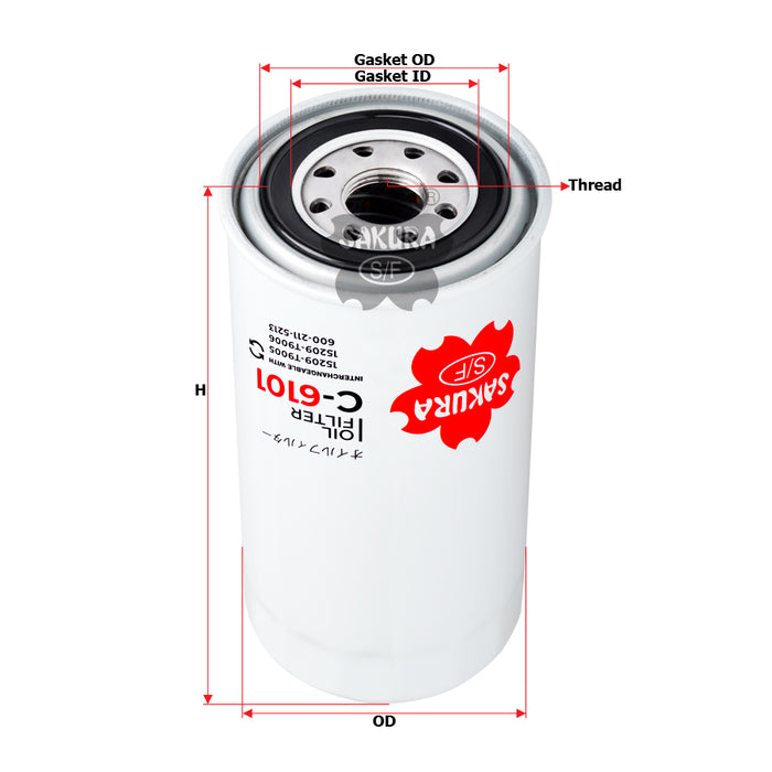 C-6101 Oil Filter Product Image