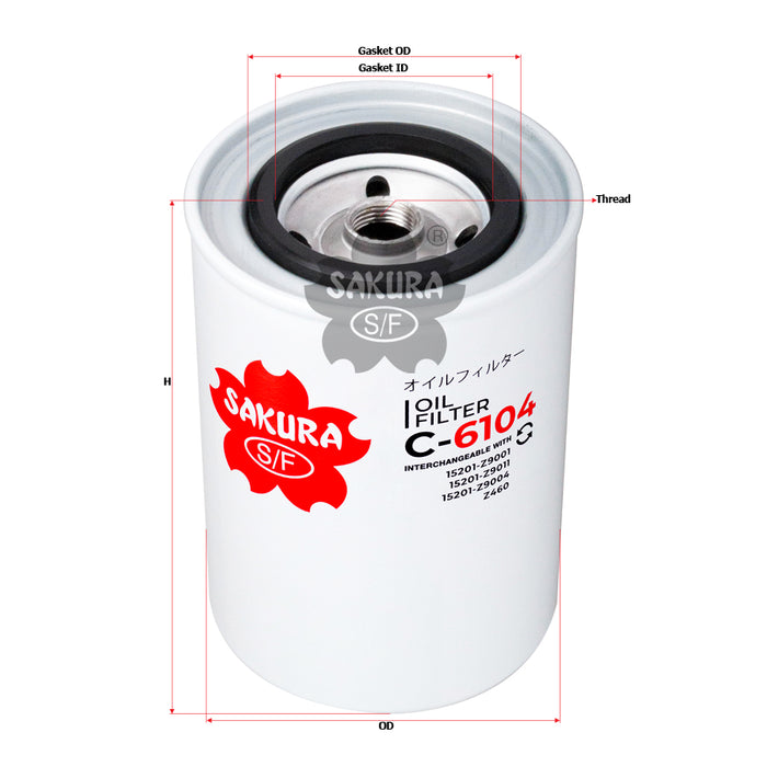 C-6104 Oil Filter Product Image