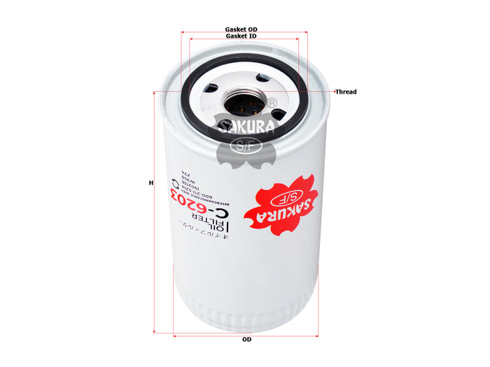 C-6203 Oil Filter Product Image