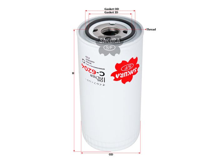 C-6204 Oil Filter Product Image