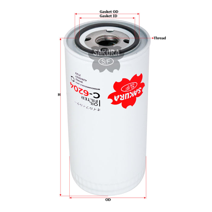 C-6204 Oil Filter Product Image