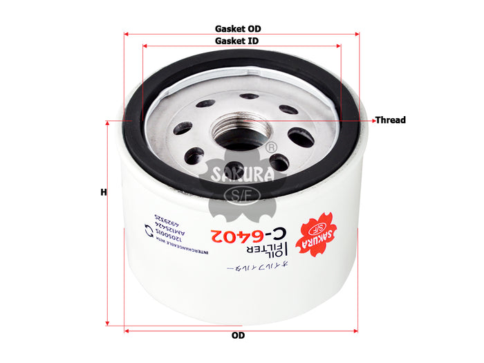 C-6402 Oil Filter Product Image