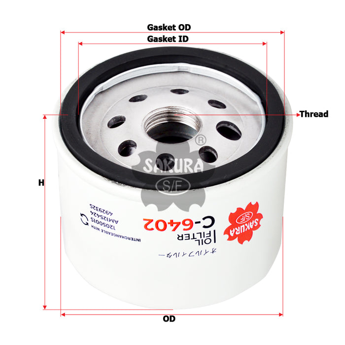 C-6402 Oil Filter Product Image