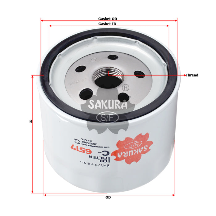 C-6517 Oil Filter Product Image