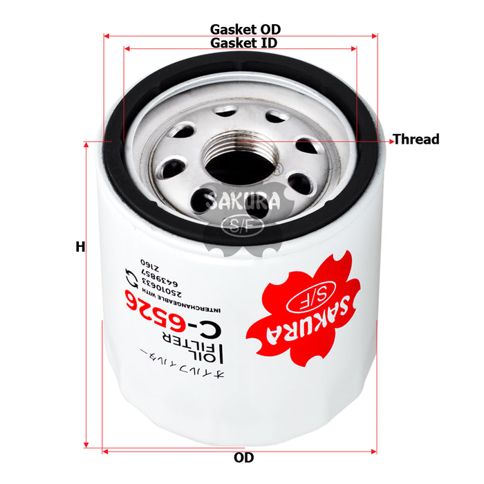 C-6526 Oil Filter Product Image