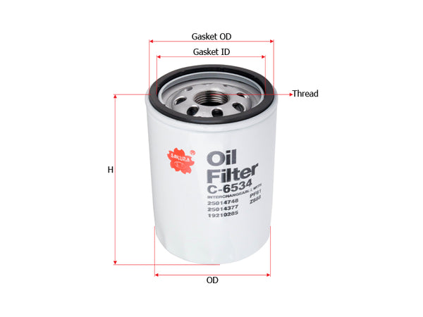 C-6534 Oil Filter Product Image