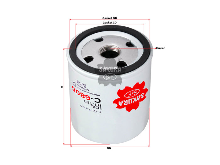 C-6806 Oil Filter Product Image