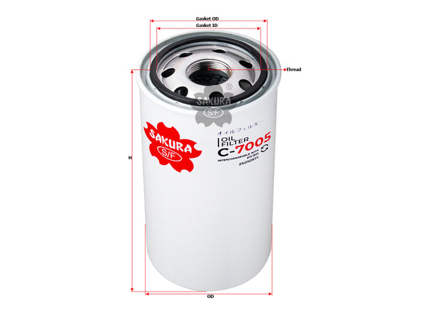 C-7005 Oil Filter Product Image