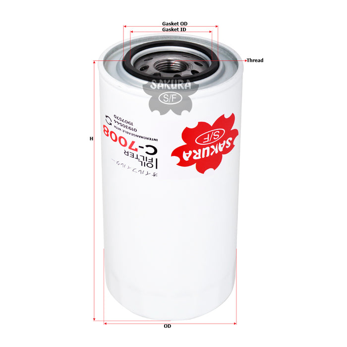 C-7008 Oil Filter Product Image