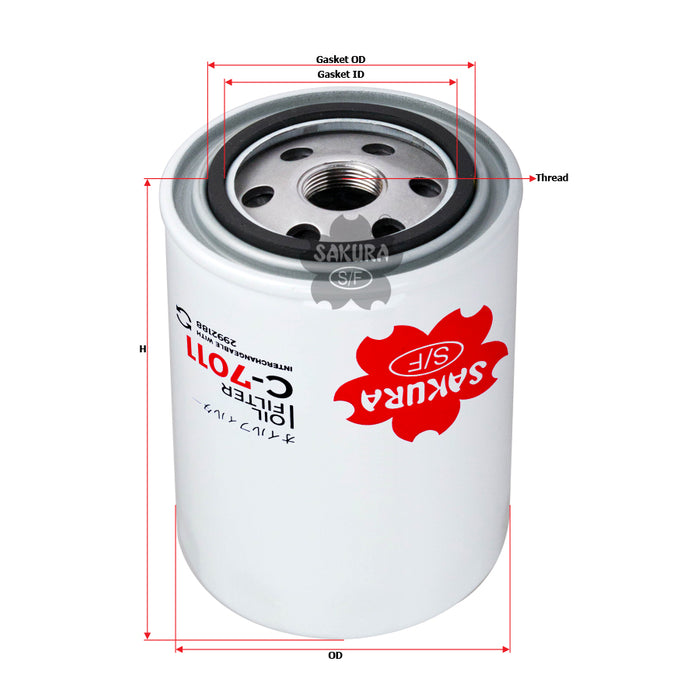 C-7011 Oil Filter Product Image