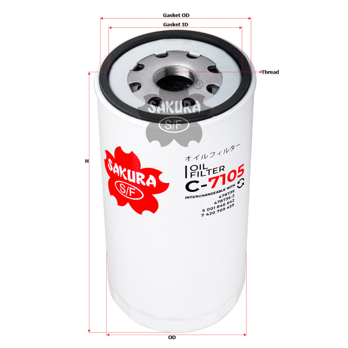 C-7105 Oil Filter Product Image