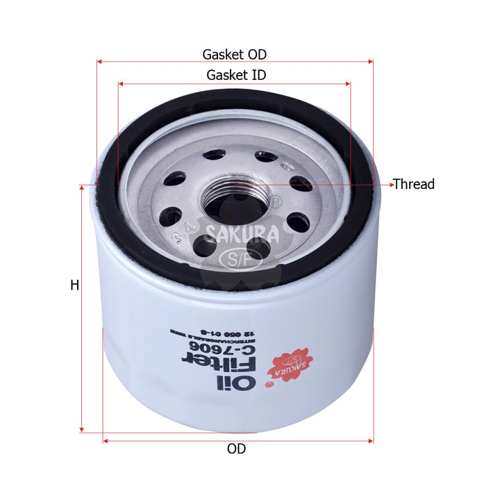 C-7606 Oil Filter Product Image