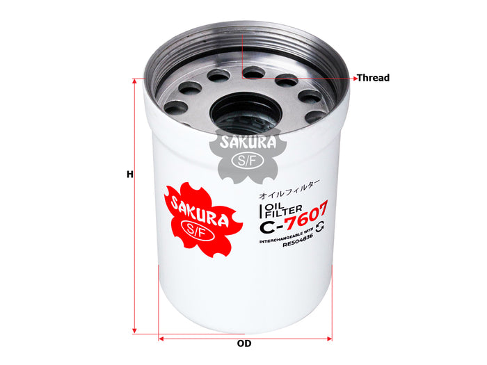 C-7607 Oil Filter Product Image