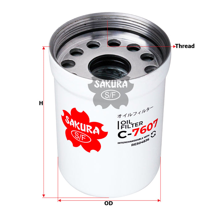 C-7607 Oil Filter Product Image