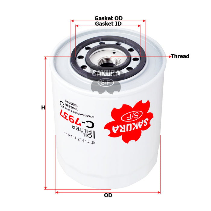 C-7937 Oil Filter Product Image