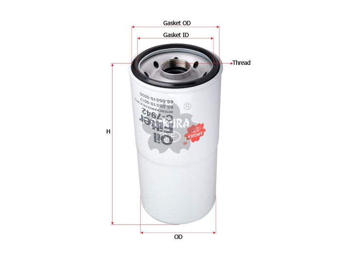 C-7942 Oil Filter Product Image