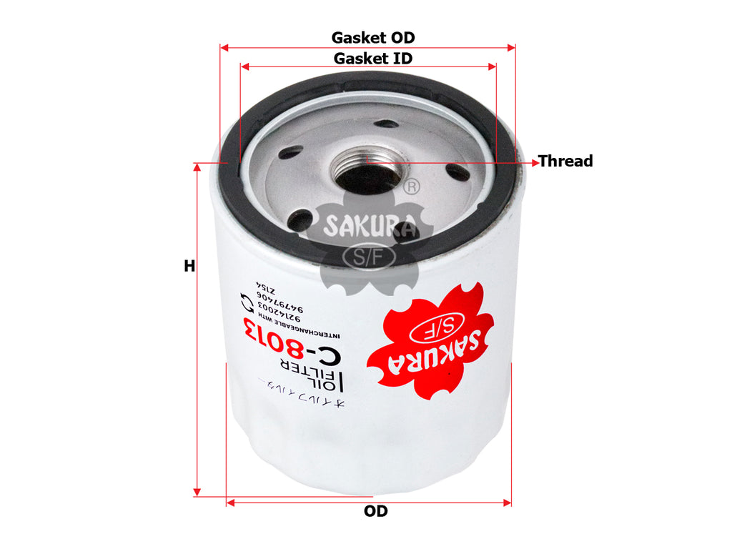 C-8013 Oil Filter | Filters & More – Filters and More Store