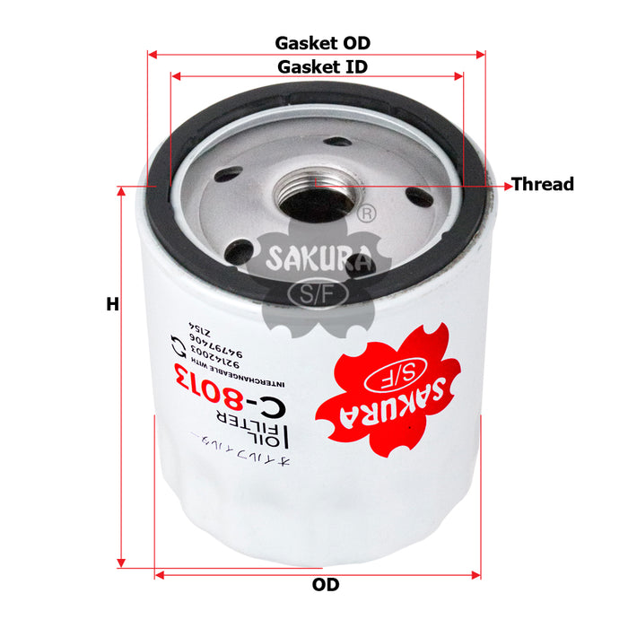 C-8013 Oil Filter Product Image