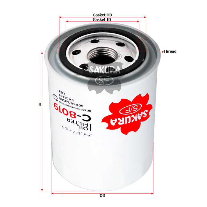 C-8019 Oil Filter Product Image