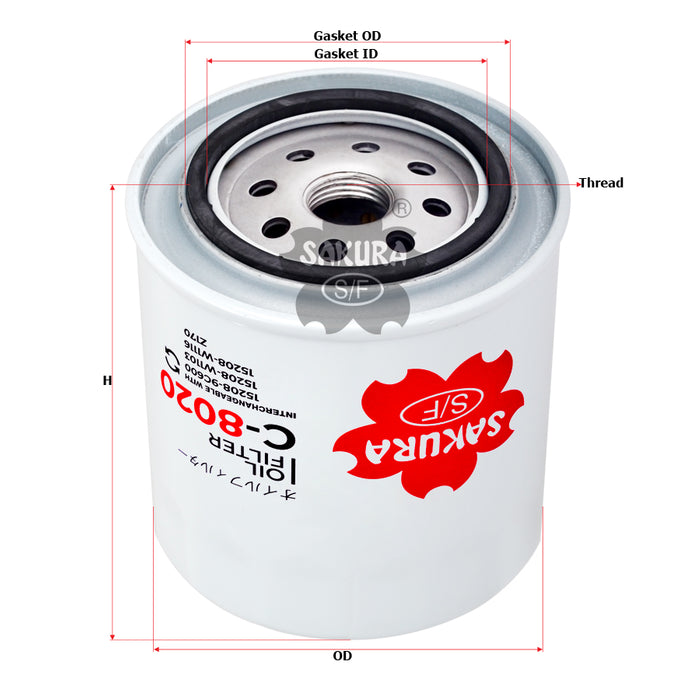 C-8020 Oil Filter Product Image