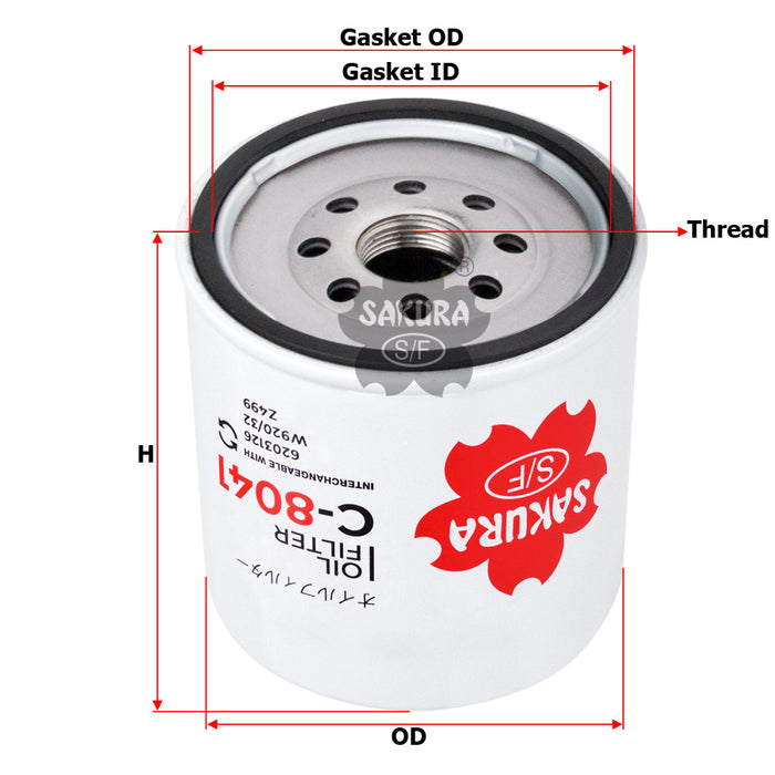 C-8041 Oil Filter Product Image