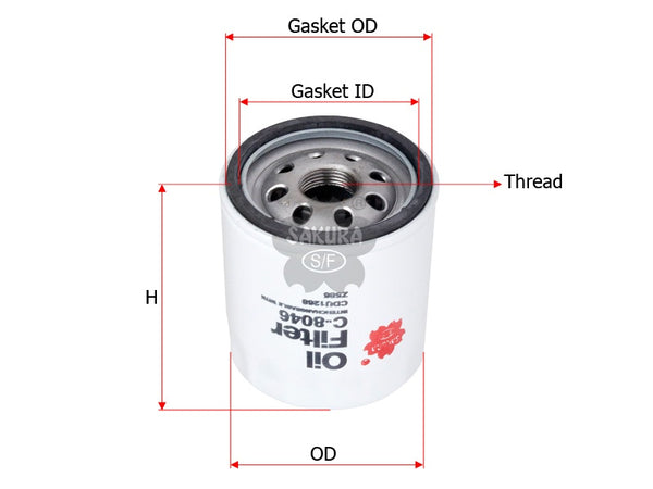 C-8046 Oil Filter Product Image