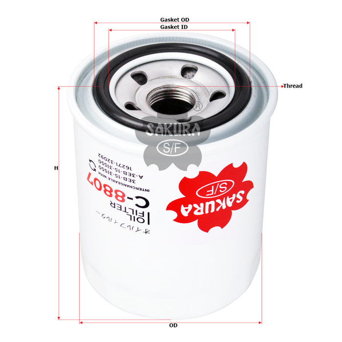 C-8807 Oil Filter Product Image