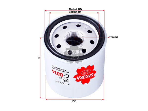 C-8814 Oil Filter Product Image