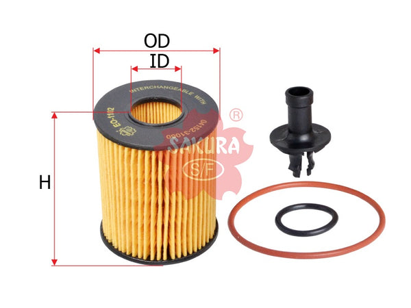 EO-1102 Oil Filter Product Image