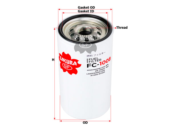 FC-1008 Fuel Filter Product Image