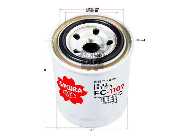 FC-1107 Fuel Filter Product Image