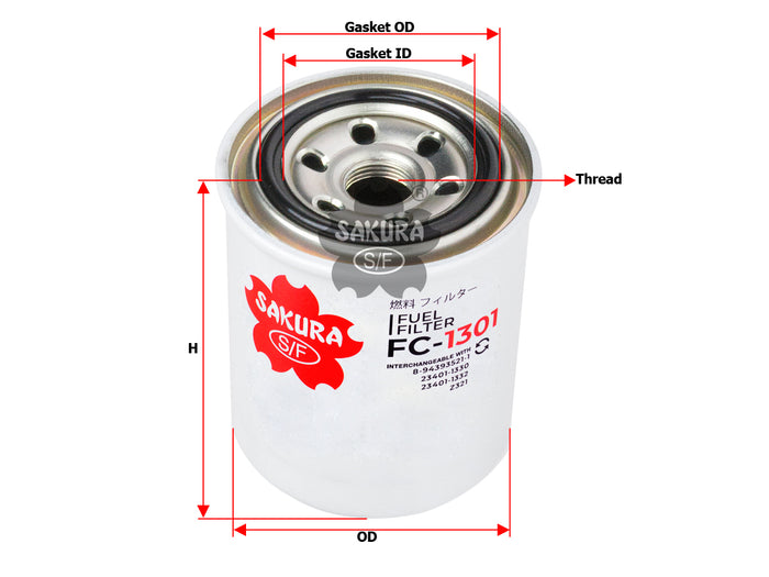 FC-1301 Fuel Filter Product Image