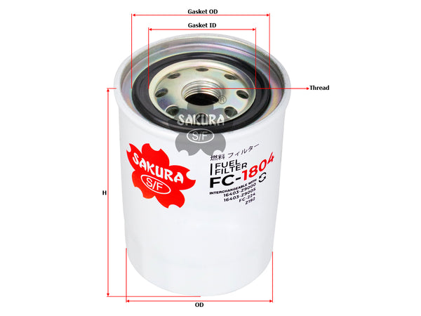 FC-1804 Fuel Filter Product Image