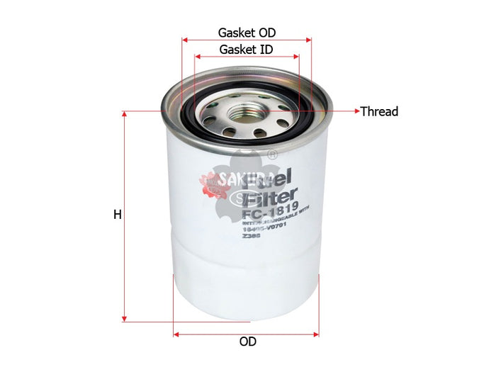 FC-1819 Fuel Filter Product Image