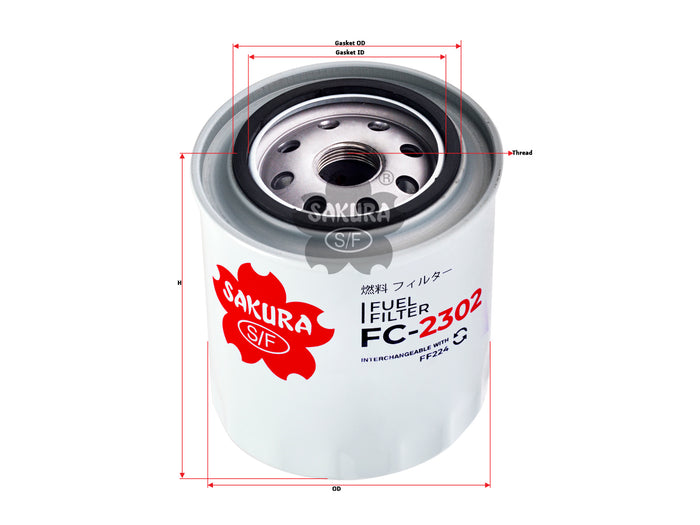 FC-2302 Fuel Filter Product Image