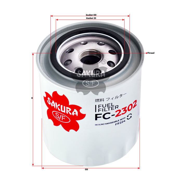 FC-2302 Fuel Filter Product Image