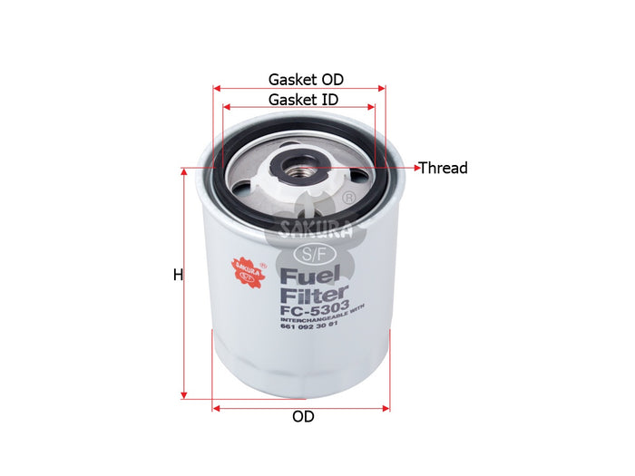 FC-5303 Fuel Filter Product Image