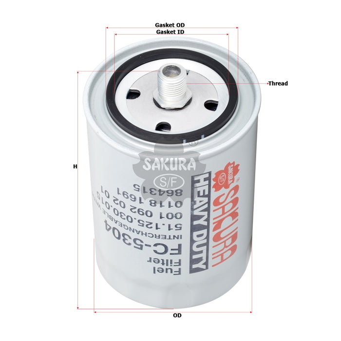 FC-5304 Fuel Filter Product Image
