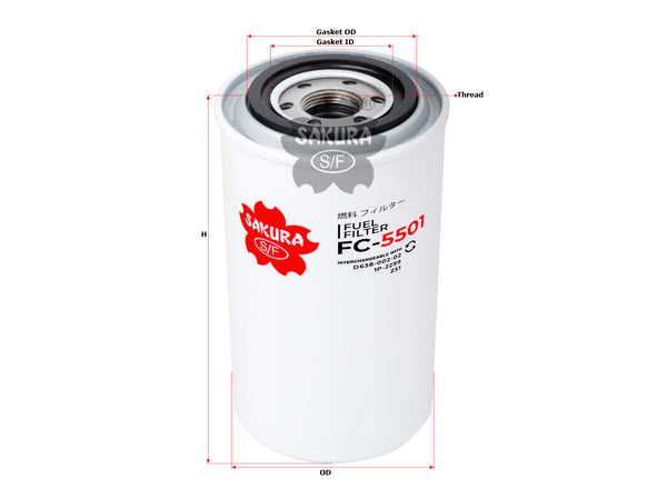 FC-5501 Fuel Filter Product Image