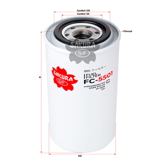 FC-5501 Fuel Filter Product Image