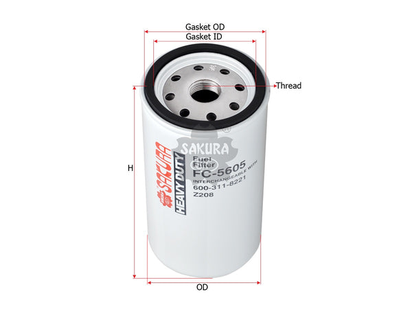 FC-5605 Fuel Filter Product Image