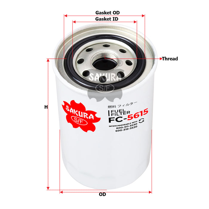 FC-5615 Fuel Filter Product Image