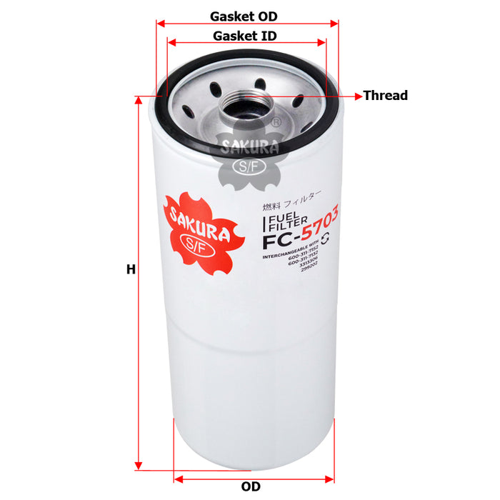 FC-5703 Fuel Filter Product Image