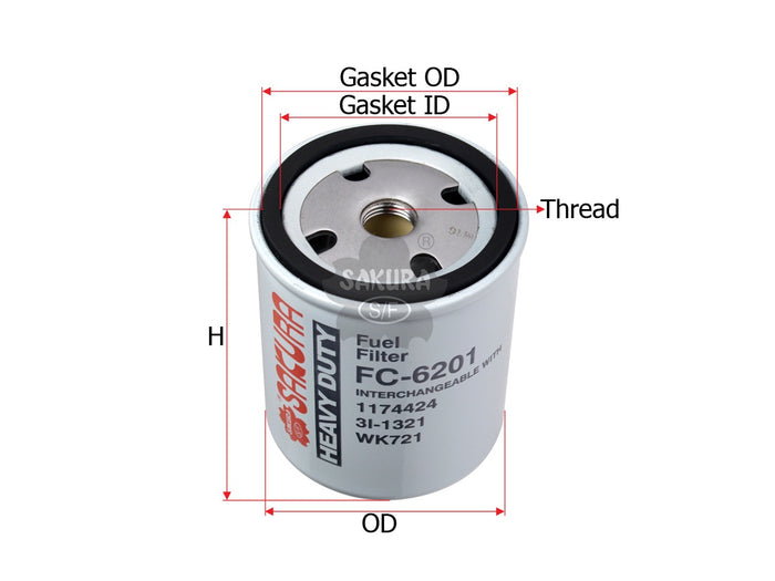 FC-6201 Fuel Filter Product Image