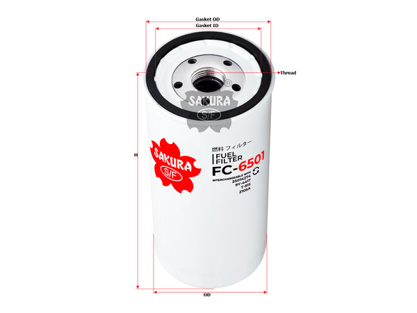 FC-6501 Fuel Filter Product Image