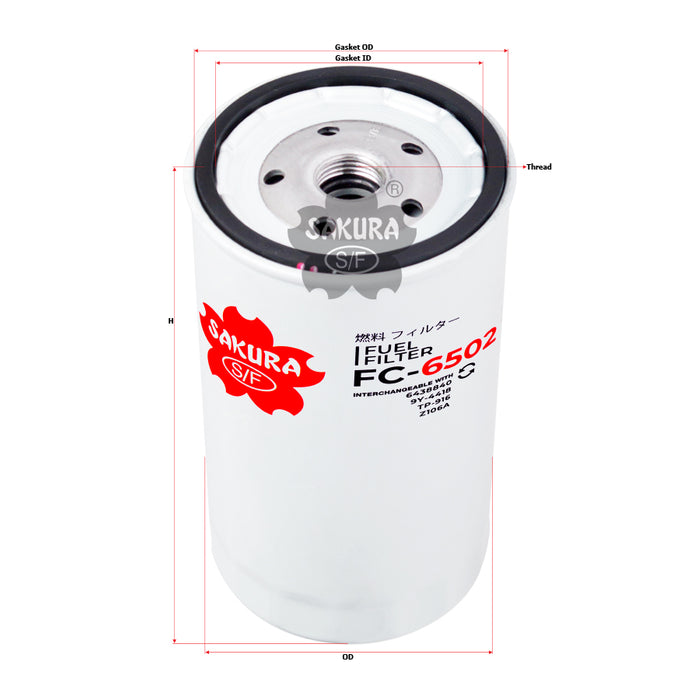 FC-6502 Fuel Filter Product Image