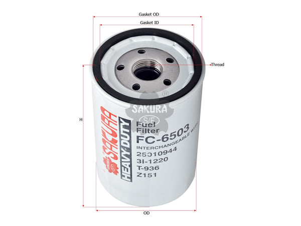 FC-6503 Fuel Filter Product Image